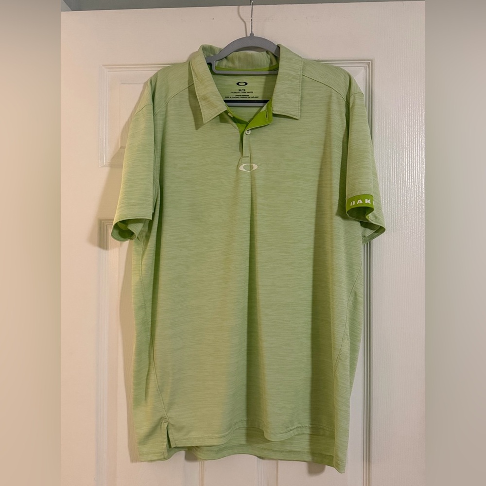Oakley Men's Lime Green Performance Polo